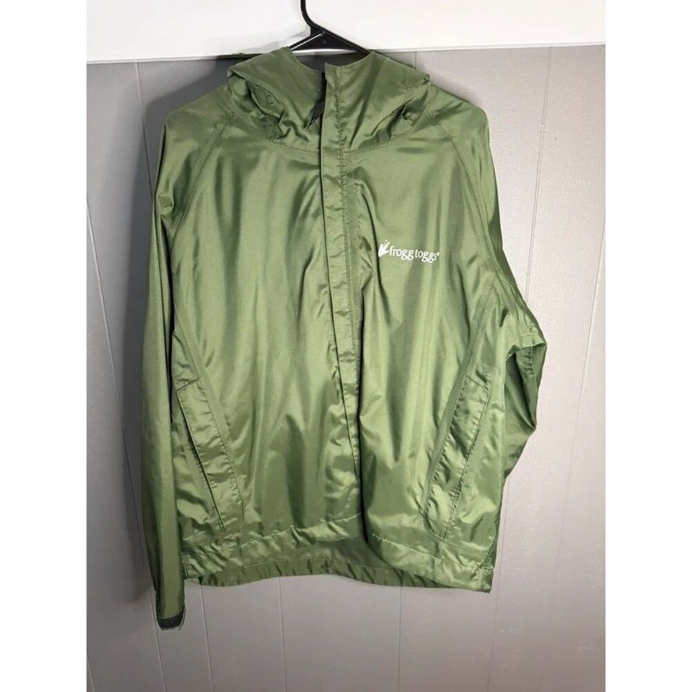 Frogg Toggs StormWatch Men’s Hooded Rain Jacket Green Size Medium / Large M/L